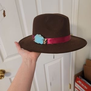 Brown western hat